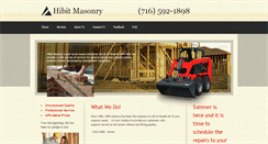 Desktop Screenshot of hibitmasonry.com