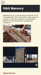 Mobile Screenshot of hibitmasonry.com