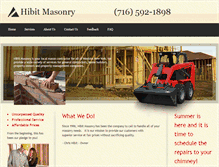 Tablet Screenshot of hibitmasonry.com
